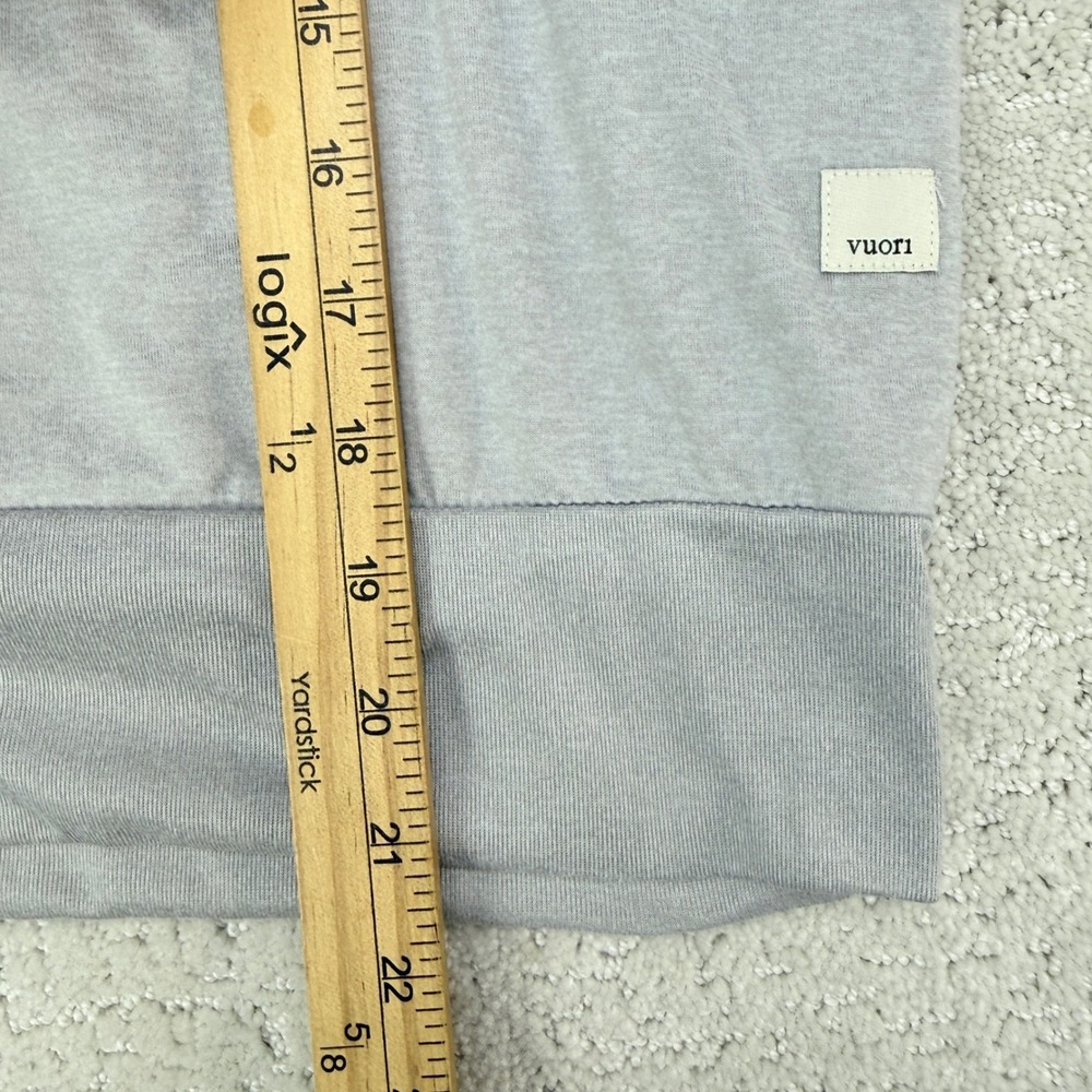 Vuori Daydream Crew Women M Heather Gray Excellent VW133 Long Sleeve Top - Picture 8 of 8